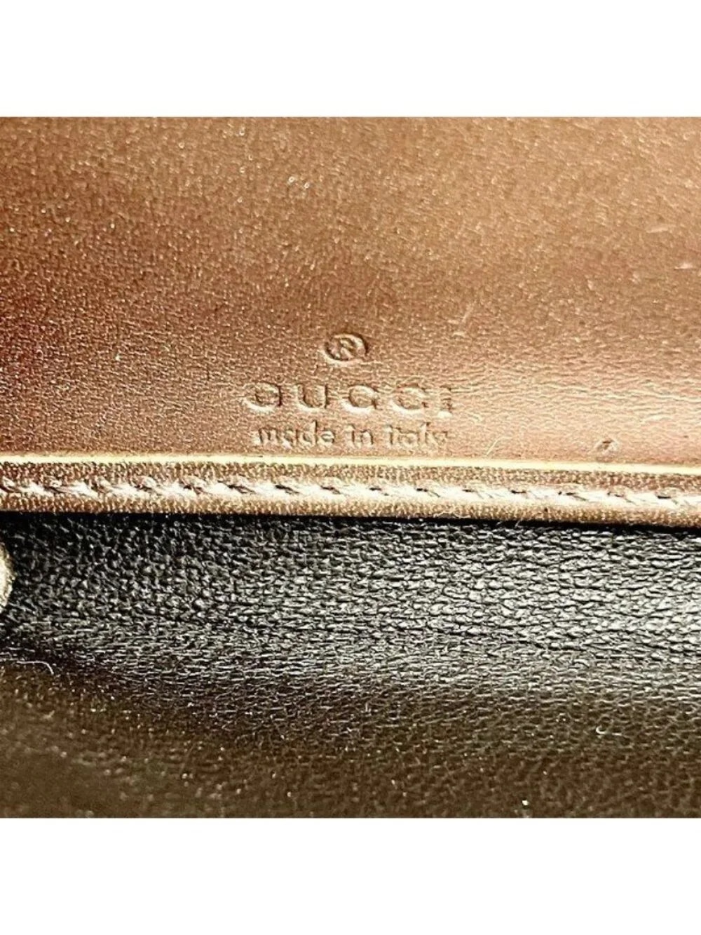 Gucci Micro Guccissima Pink Pearl Enamel Wallet - Picture 4 of 9